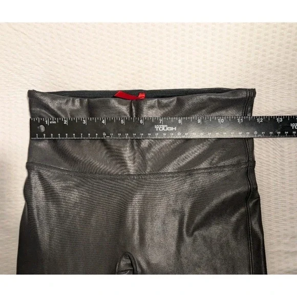 SPANX FAUX LEATHER LEGGINGS SZ S/P Very versatile - Picture 5 of 6